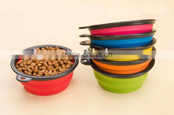FDA and LFGB ISO:9001 Approved silicone pet bowl