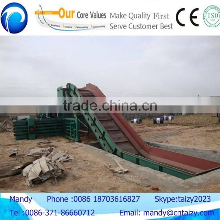 Factory sale price sawdus wood shavings press baler machine