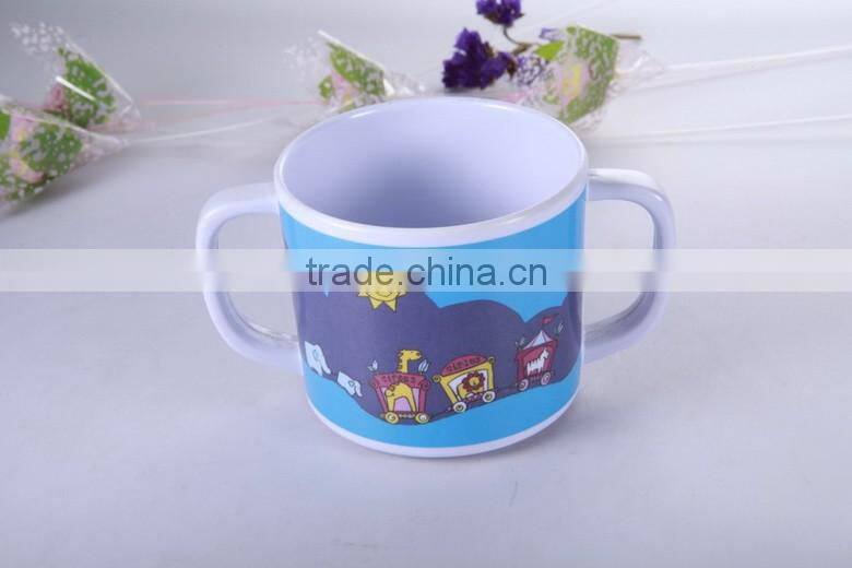 melamine cup with smiling face, mugs for customize