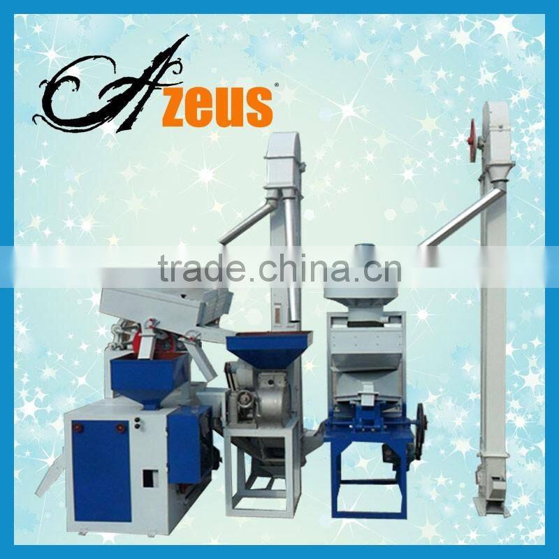 White and light rice combined automatic rice miller