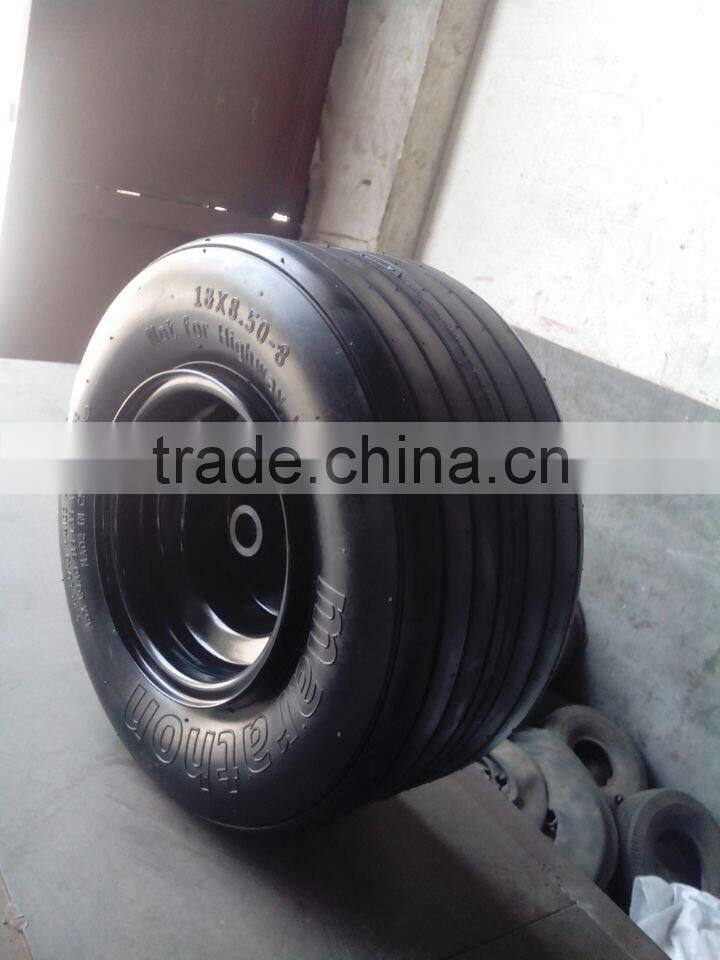Pneumatic wheels for three wheel motorcycle with CE