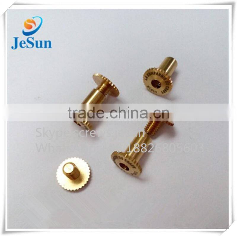 2015 hot sales Book Binding Screw ,Photo Book Screw,brass male and female screw with logo