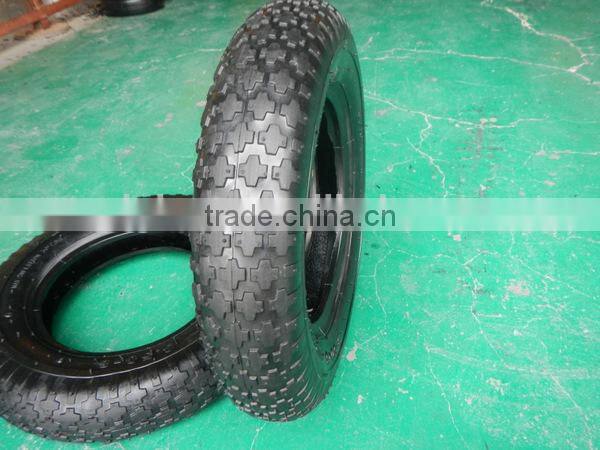 wheel barrow rubber tyre and inner tube 3.50-8
