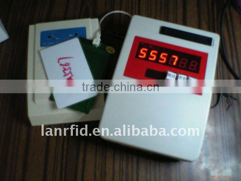 Rfid passive temporary parking card
