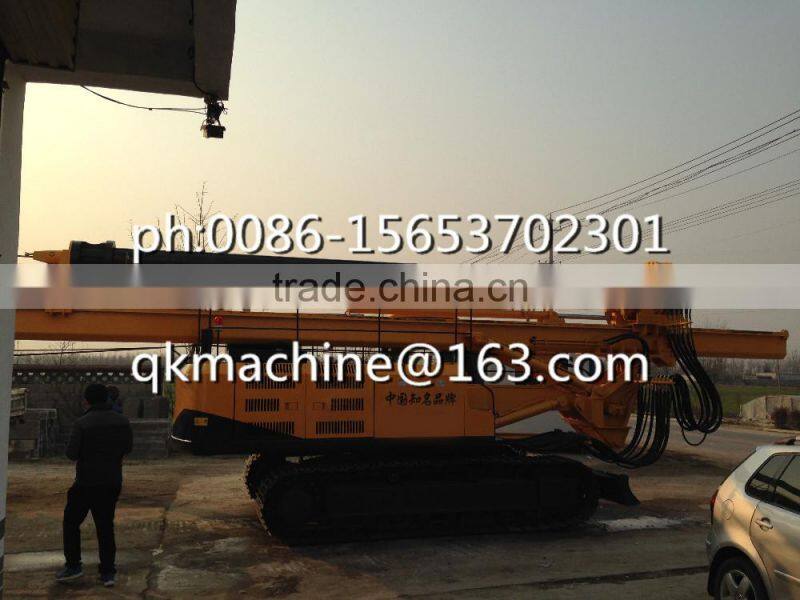 Crawler Rotary Diesel Engine Drill Rig / Pile Driver From China