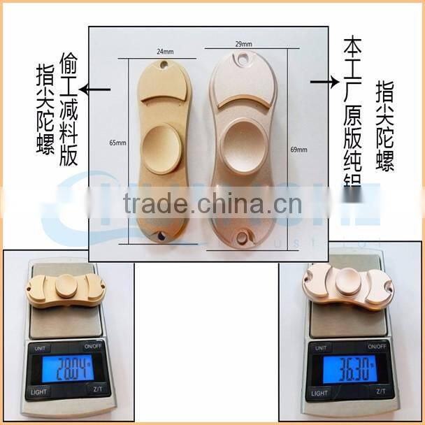 Hot sales Fidgets Spinner Toys Aluminum two finger gyro Long Time