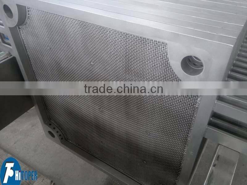 PP material high pressure filter plate with filter cloth sealed