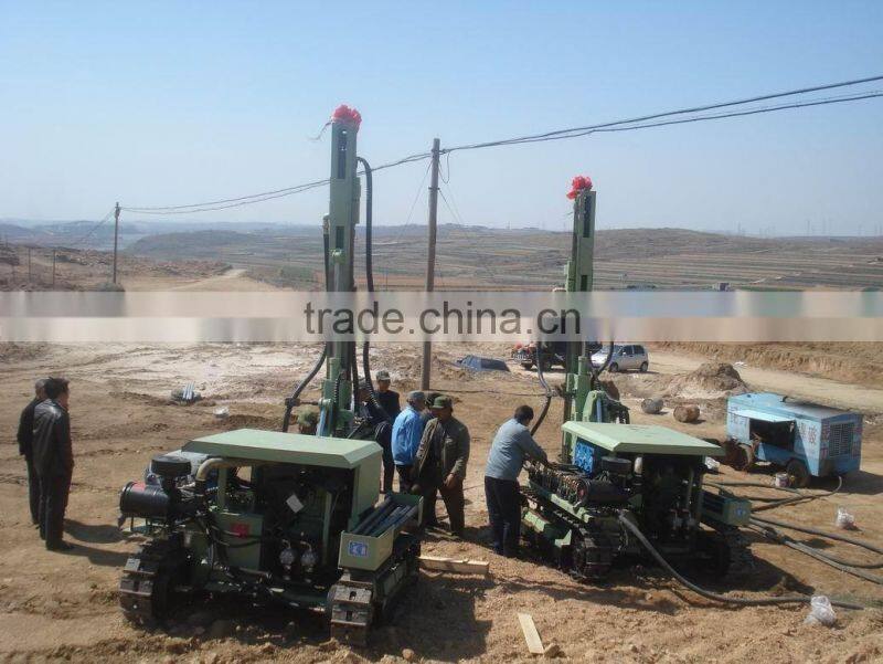 (CTQ-D100YA2) mobile hydraulic crawler drilling equipment
