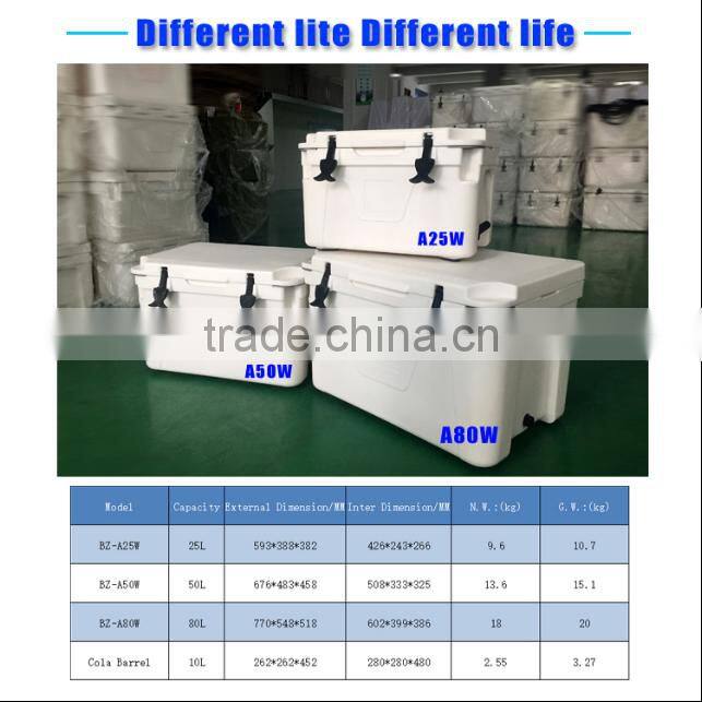 Rotational molding PE plastic Eco-Friendly Cooler Box