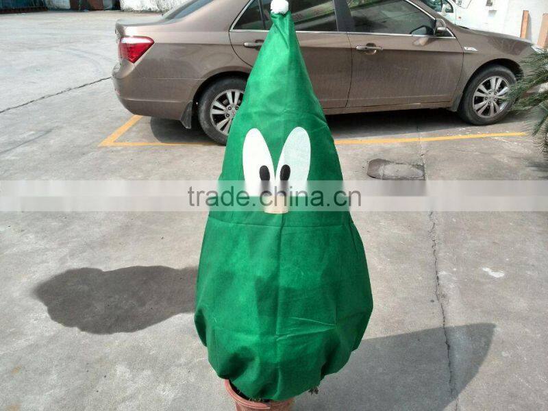 Decorative light outdoor plant pot cover