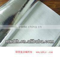 woven fabric laminated aluminium foil