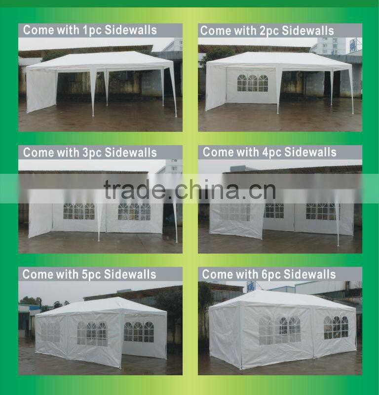 Beautiful White PE Party Tents with windows 3x6m