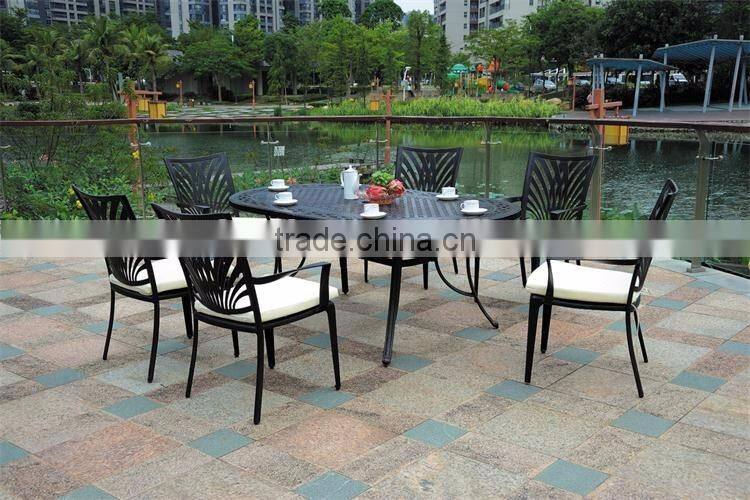 Oval Table Cast aluminum outdoor furniture for project