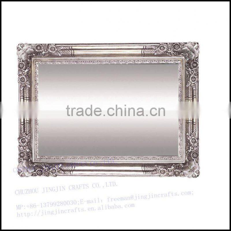 home decoration heart framed antique wall hanging mirror