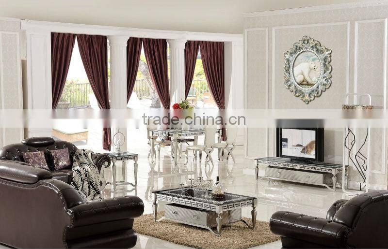 C375Unique design metal furniture coffee tables