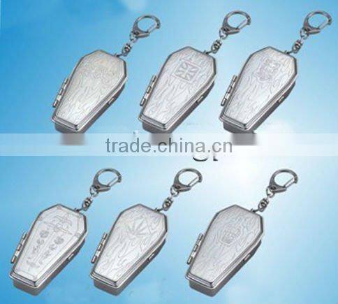 stainless ashtray with keychain