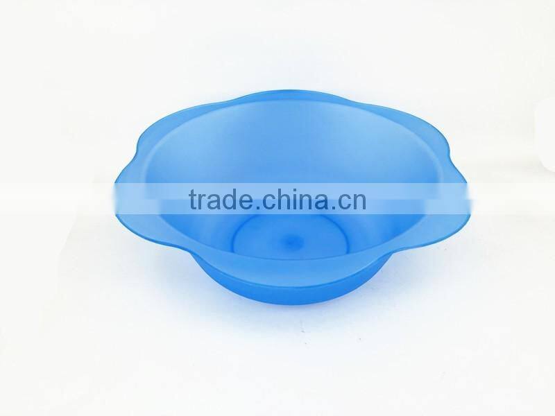 4sets PP plastic flower shape bbq picnic set with spoon and fork