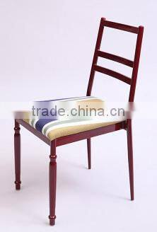 wholesale Quality antique metal square back dining chair QL-T855