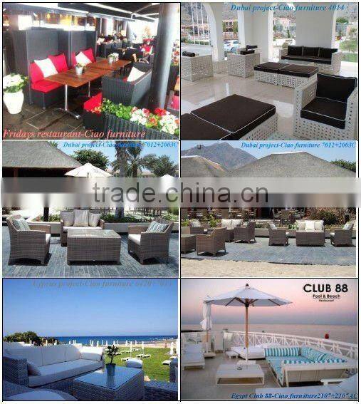 100% handmade used outdoor garden furniture rattan coffee table