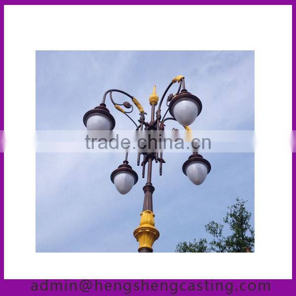 CE certificate die cast aluminum outdoor garden lighting lamp post