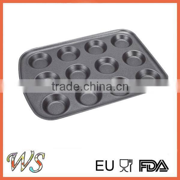 12 pcs Carbon Steel Cake Molds