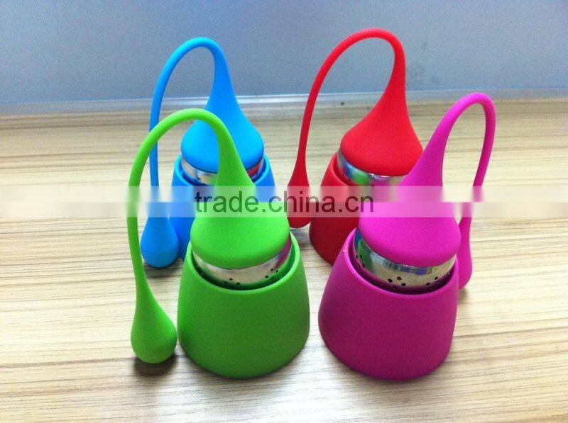 The droplets convenient silicone tea strainer / new trend and the wind silicone tea strainer