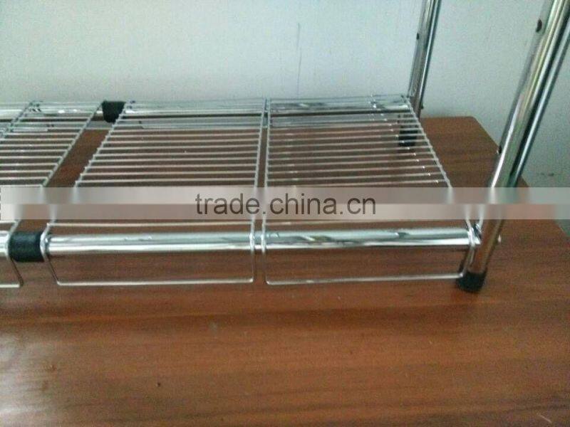 under sink 2 Tier Expandable Organizer Shelf Silver