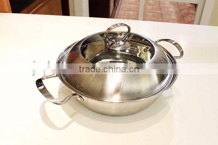 Stainless steel 18/10 cookware set