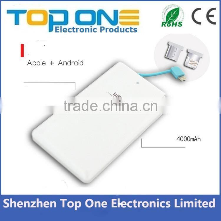 2017 Best souvenir gadget product mini portable power bank 2200mah, USB Travel mobile phone charger