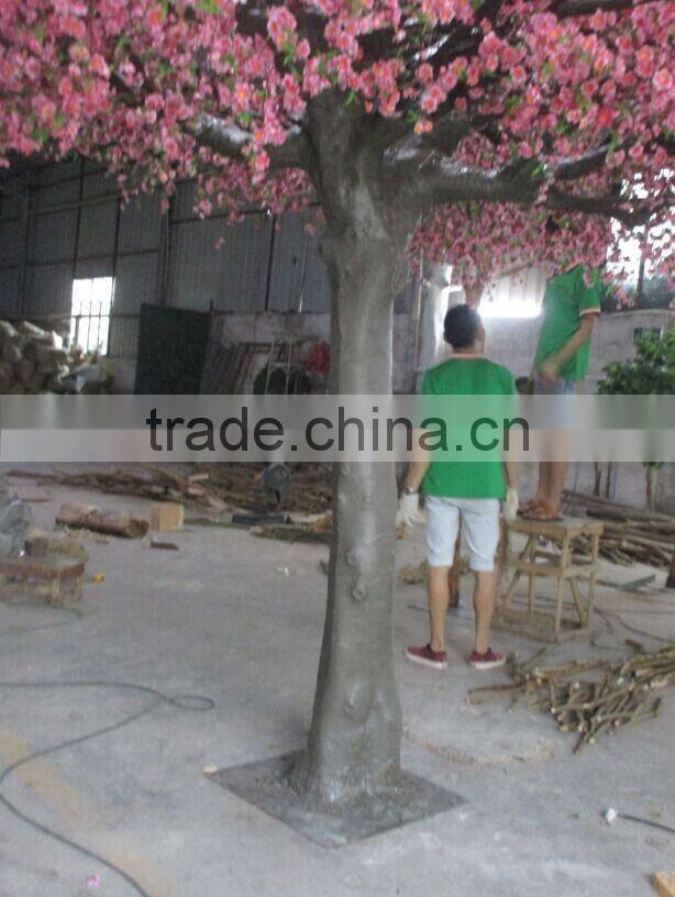 2016 artificial peach flower trees manufacture hot sale flower trees for sale