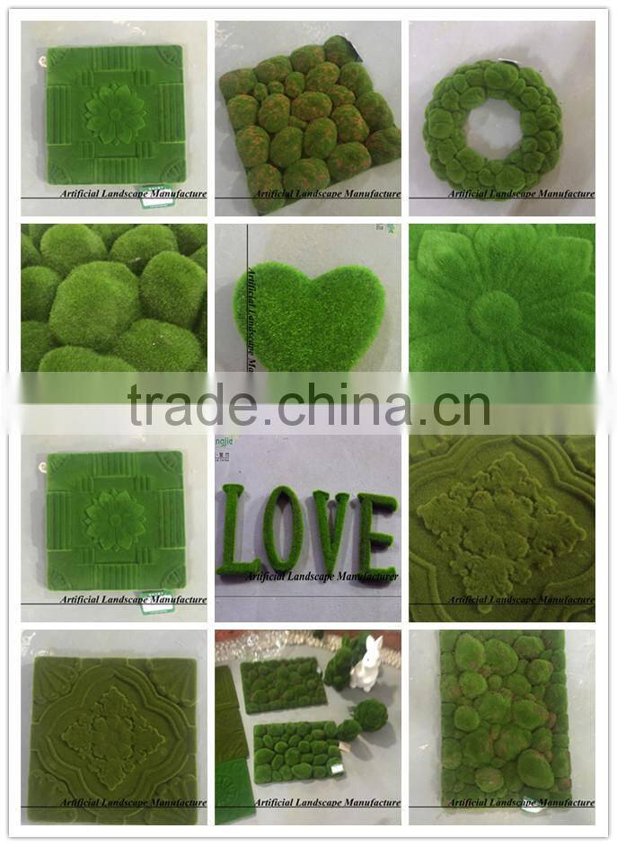 different moss topiary,high quality moss grass with kinds of shapes