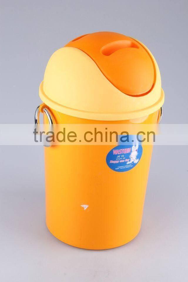 Rubbish Bin Household Garbage Can With Ears/Plastic Trash Can