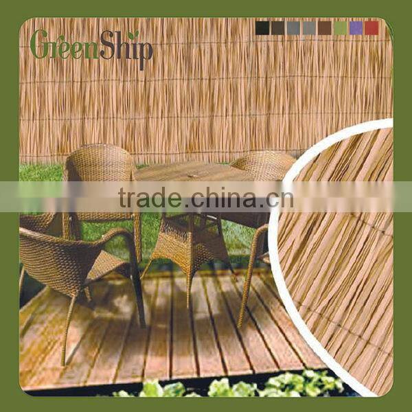 Outdoor Synthetic Woven Reed Mat from GreenShip/long lifetime/weather resistant/ eco-friendly/patented products