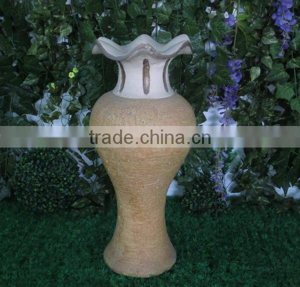 Home decoration fiberstone vase/ antique vase / decoration vase