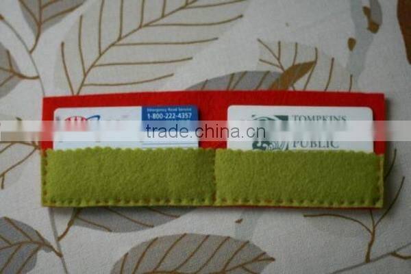 Best selling products customize fabric ticket accessories wallet passport cover perfect fit cotton felted card wallet for woman