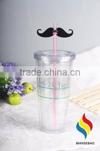 Hot sale double wall plastic acrylic tumbler 24oz