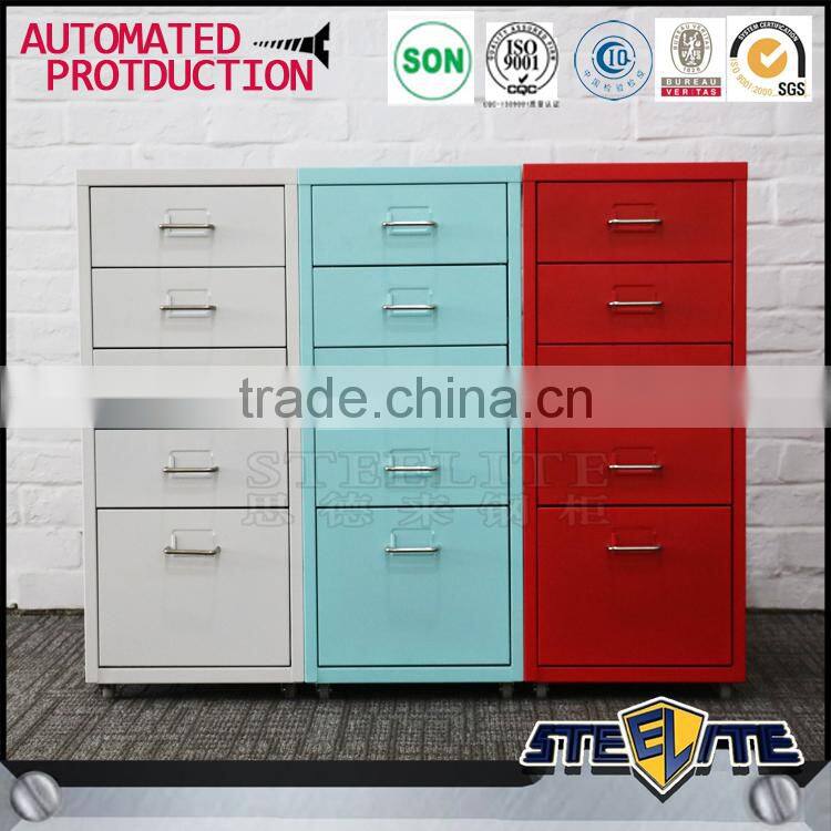 Commercial furniture mobile pedestal file cabinets metal locker file storage cabinet