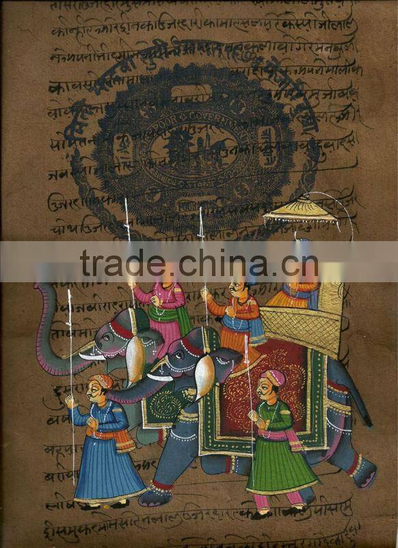 Unique Handpainted Indian Paintings-A