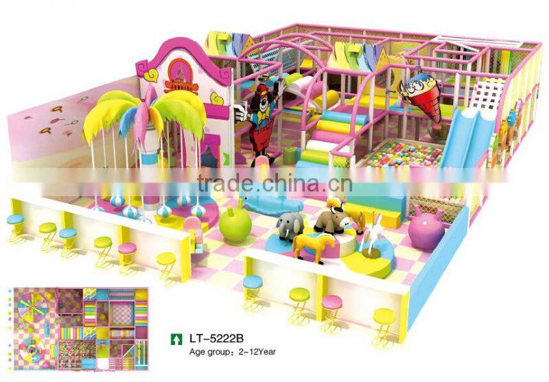 2015 New Pirate Ship Style Indoor Children Playground For Sale LT-0061C