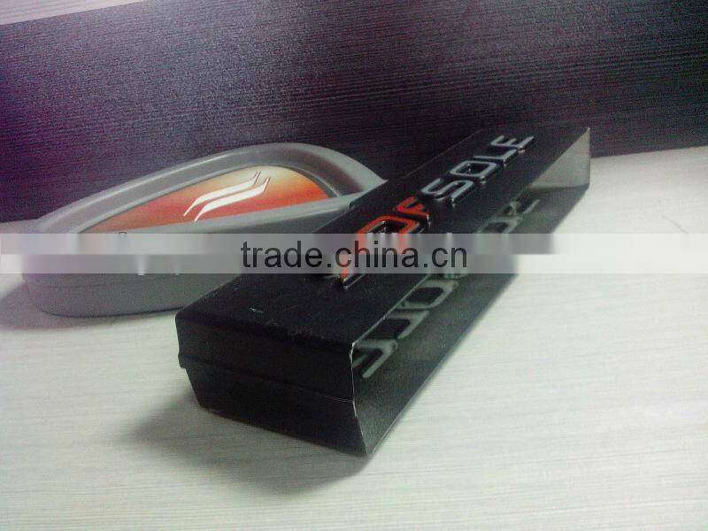 pop vacuum suction plastic advertising display card