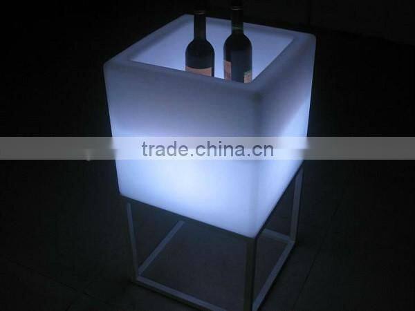 LED wine display cube shelf for hotel clubs or events led cube
