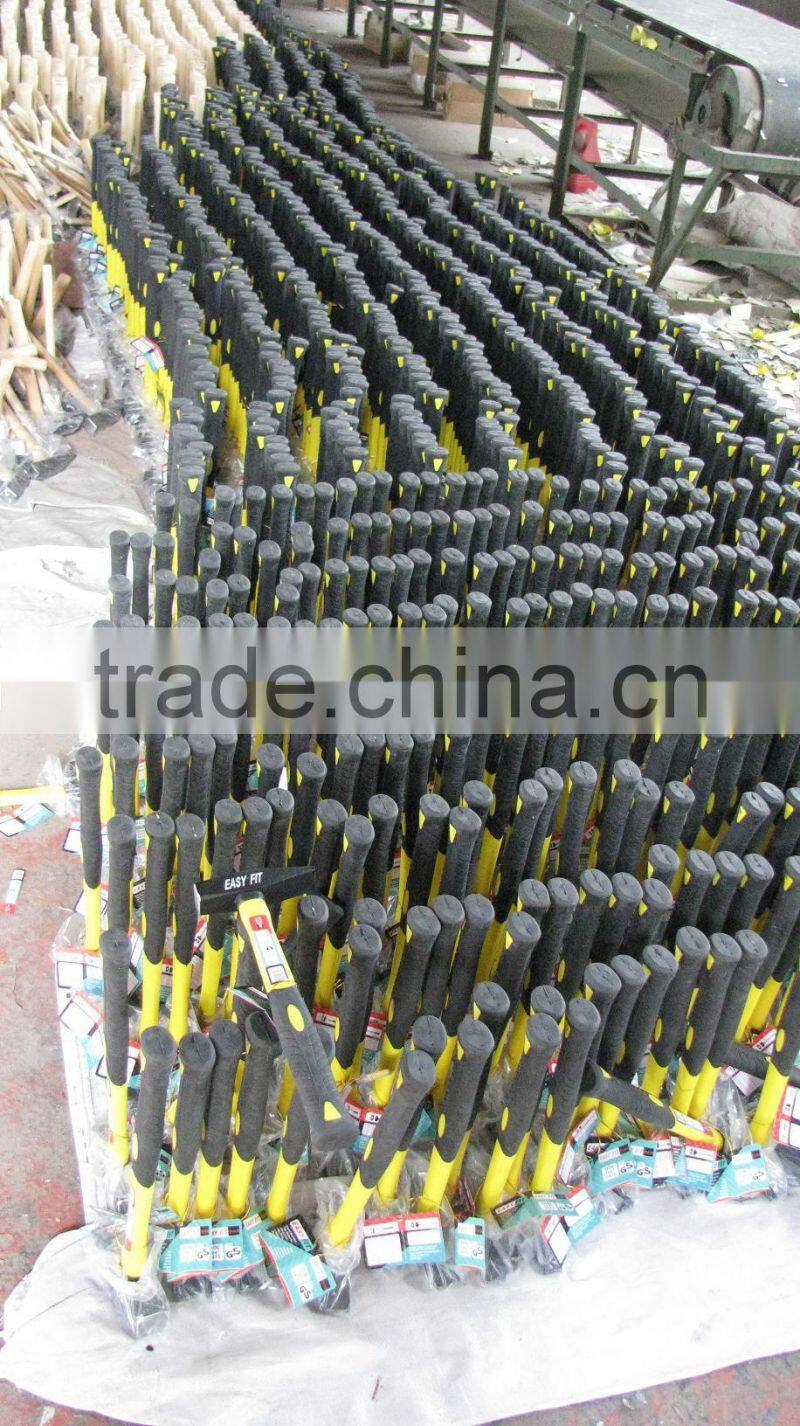 safety machinist hammer with fiber/wooden handle