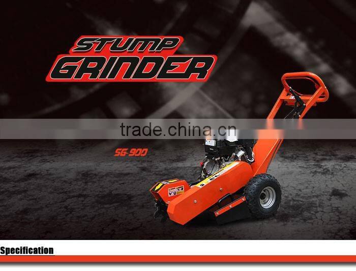 ISO9001 certificate competitive price high efficiency professional new gasoline tree stump grinder for sale