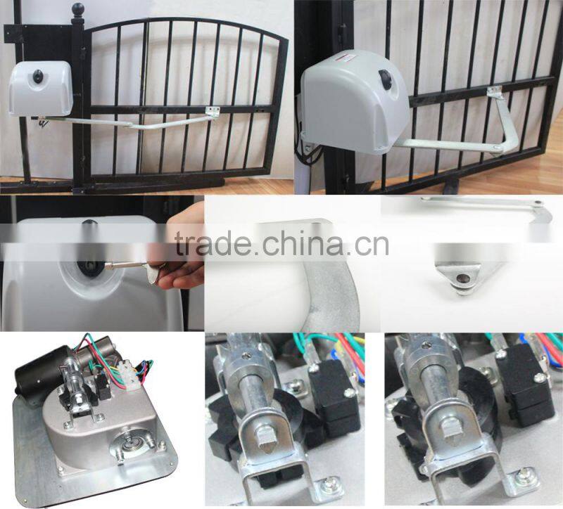 Galvanized Artculating Arm Electric Swing Gate Opener For Garden