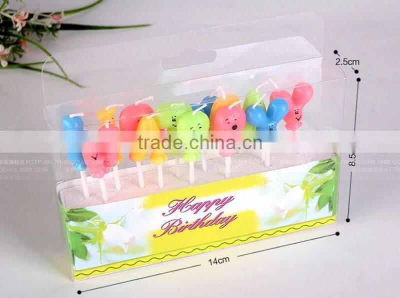 Kawaii Little Feet Shape Happy Birthday Candle for Children