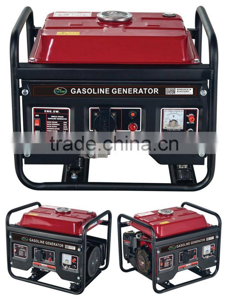 Newland design/156F 3HP 1 cylinder,4 stroke air cooled/AC output 220V50HZ 1KW/competitive price of gasoline generator