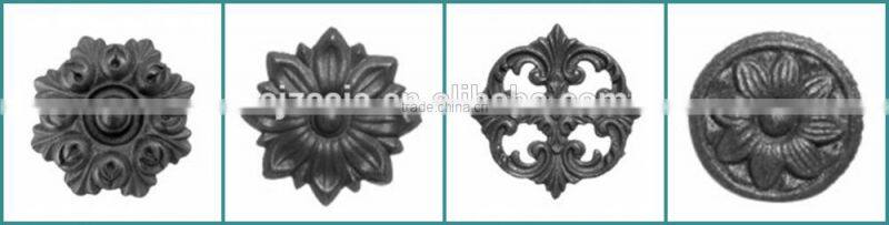 metal fence decoration