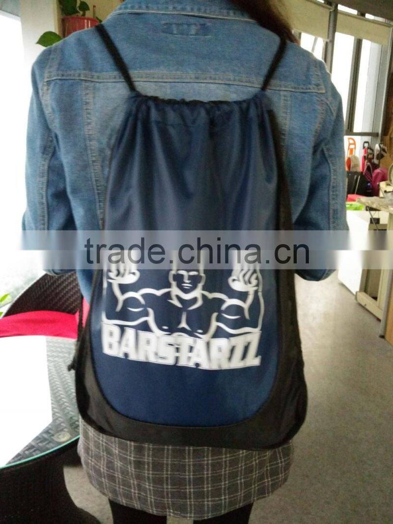 China supplier new products cheap drawstring backpacks with zipper pocket