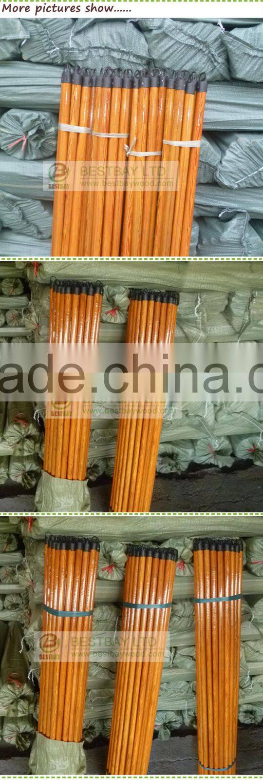 wood handle/wooden stick/wood stick pvc coated high quality hot sale