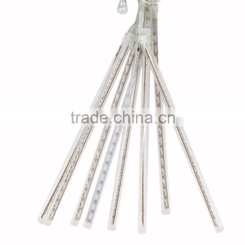 2016 new arrival 50CM 240LED Meteor Shower Rain Tube Christmas Light Wedding Party Garden Xmas String Outdoor Holiday Lighting